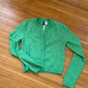 NWT H&M Green cardigan